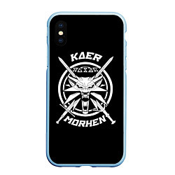 Чехол iPhone XS Max матовый The Witcher: Kaer Morhen