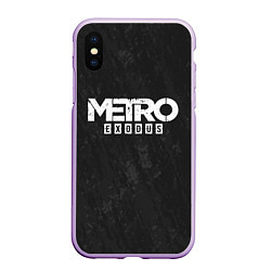 Чехол iPhone XS Max матовый Metro Exodus: Space Grey