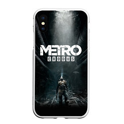 Чехол iPhone XS Max матовый Metro Exodus