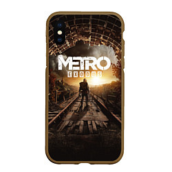 Чехол iPhone XS Max матовый Metro Exodus: Sunset