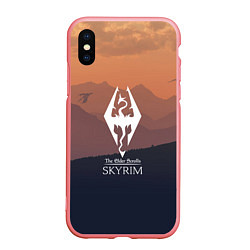 Чехол iPhone XS Max матовый THE ELDER SCROLLS, цвет: 3D-баблгам