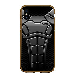 Чехол iPhone XS Max матовый Soldier N7