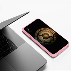 Чехол iPhone XS Max матовый Bronze Aegis, цвет: 3D-баблгам — фото 2