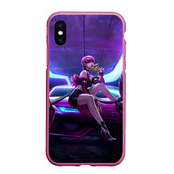 Чехол iPhone XS Max матовый Evelynn