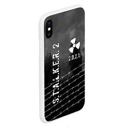 Чехол iPhone XS Max матовый STALKER 2021, цвет: 3D-белый — фото 2