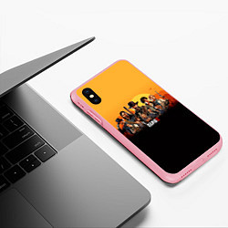 Чехол iPhone XS Max матовый RDR 2: Team, цвет: 3D-баблгам — фото 2