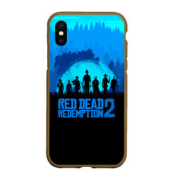 Чехол iPhone XS Max матовый RDR 2: Blue Style