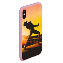 Чехол iPhone XS Max матовый Bohemian Rhapsody, цвет: 3D-розовый — фото 2