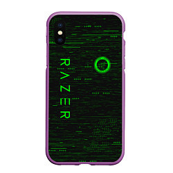 Чехол iPhone XS Max матовый RAZER