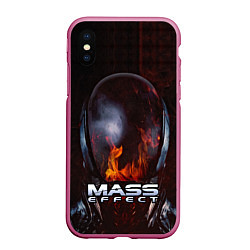 Чехол iPhone XS Max матовый Mass Effect