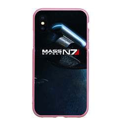 Чехол iPhone XS Max матовый Mass Effect N7