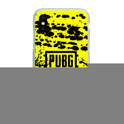 Чехол iPhone XS Max матовый PUBG: Yellow Stained