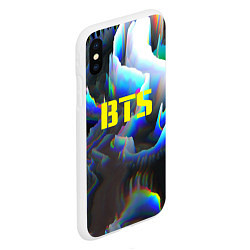 Чехол iPhone XS Max матовый BTS: Blue Spectre, цвет: 3D-белый — фото 2