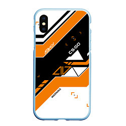 Чехол iPhone XS Max матовый CS:GO Asiimov Inverted