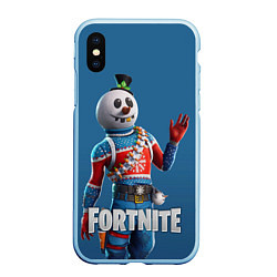 Чехол iPhone XS Max матовый FORTNITE