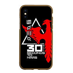 Чехол iPhone XS Max матовый 30 Seconds to Mars