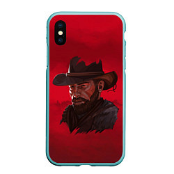 Чехол iPhone XS Max матовый Red Dead Redemption