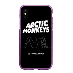 Чехол iPhone XS Max матовый Arctic Monkeys: Do i wanna know?