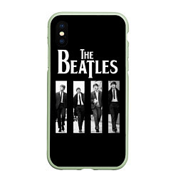 Чехол iPhone XS Max матовый The Beatles: Black Side