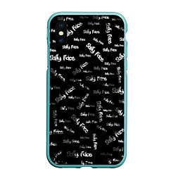 Чехол iPhone XS Max матовый Sally Face: Black Pattern