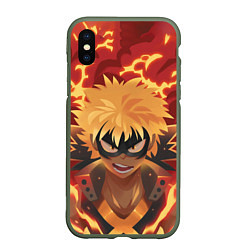 Чехол iPhone XS Max матовый Boku no Hero Academia