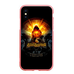Чехол iPhone XS Max матовый Blind Guardian: Guide to Space