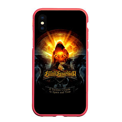 Чехол iPhone XS Max матовый Blind Guardian: Guide to Space