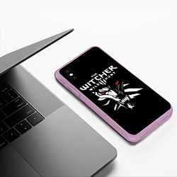 Чехол iPhone XS Max матовый The Witcher 3: Wild Hunt, цвет: 3D-сиреневый — фото 2