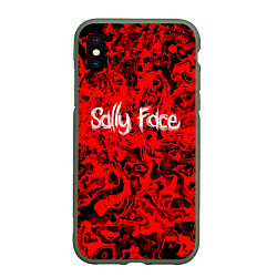 Чехол iPhone XS Max матовый Sally Face: Red Bloody