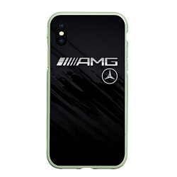 Чехол iPhone XS Max матовый Mercedes AMG