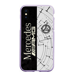 Чехол iPhone XS Max матовый Mercedes AMG: Techno Style