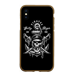 Чехол iPhone XS Max матовый Pirates Team