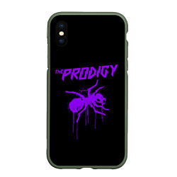 Чехол iPhone XS Max матовый The Prodigy: Violet Ant