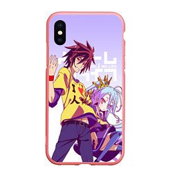 Чехол iPhone XS Max матовый No Game No Life