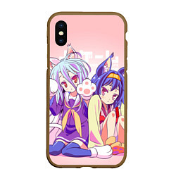 Чехол iPhone XS Max матовый No Game No Life