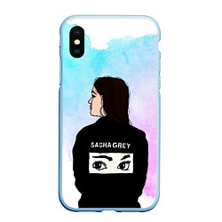 Чехол iPhone XS Max матовый Саша Грей Sasha Grey