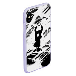 Чехол iPhone XS Max матовый Hollow Knight, цвет: 3D-светло-сиреневый — фото 2