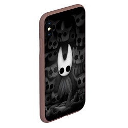 Чехол iPhone XS Max матовый Hollow Knight, цвет: 3D-коричневый — фото 2
