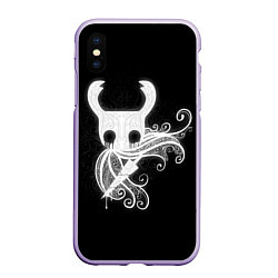 Чехол iPhone XS Max матовый Hollow Knight, цвет: 3D-светло-сиреневый