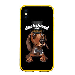 Чехол iPhone XS Max матовый Dachshund Club