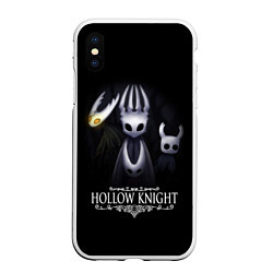Чехол iPhone XS Max матовый Hollow Knight, цвет: 3D-белый