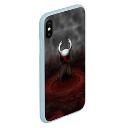 Чехол iPhone XS Max матовый Hollow Knight, цвет: 3D-голубой — фото 2