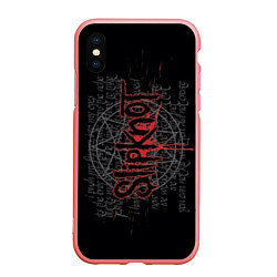 Чехол iPhone XS Max матовый Slipknot: Pentagram