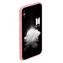 Чехол iPhone XS Max матовый BTS Flower, цвет: 3D-баблгам — фото 2