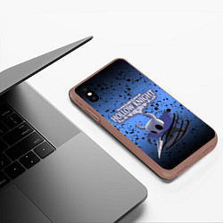 Чехол iPhone XS Max матовый Hollow Knight, цвет: 3D-коричневый — фото 2