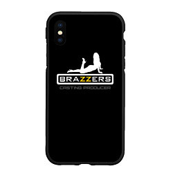 Чехол iPhone XS Max матовый Brazzers casting producer