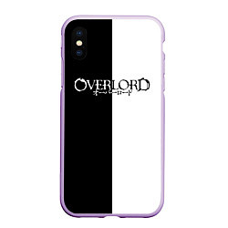 Чехол iPhone XS Max матовый OVERLORD, цвет: 3D-сиреневый