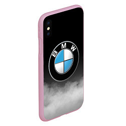 Чехол iPhone XS Max матовый BMW, цвет: 3D-розовый — фото 2