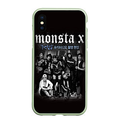 Чехол iPhone XS Max матовый Monsta X