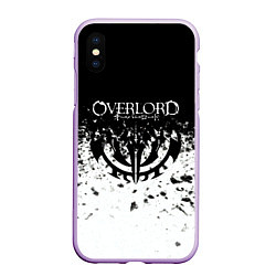 Чехол iPhone XS Max матовый Overlord, цвет: 3D-сиреневый